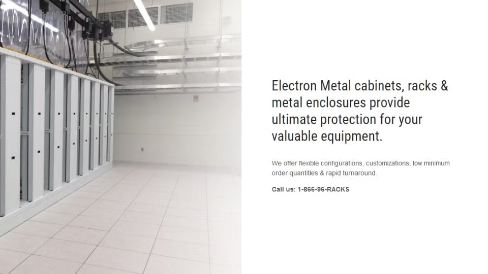 Electron Metal in Canada includes Rackstuds™ with its data cabinets